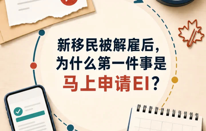 加拿大新移民被解雇后申请EI - applying for Employment Insurance after job loss