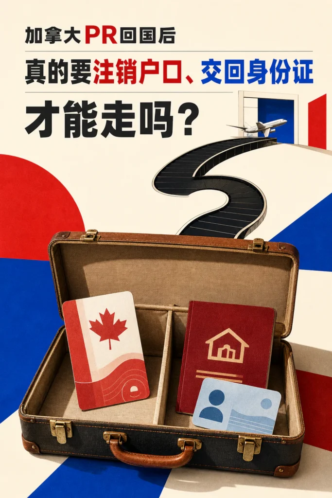加拿大永久居民回国与户口身份证出境问题 - Canada PR travel documents