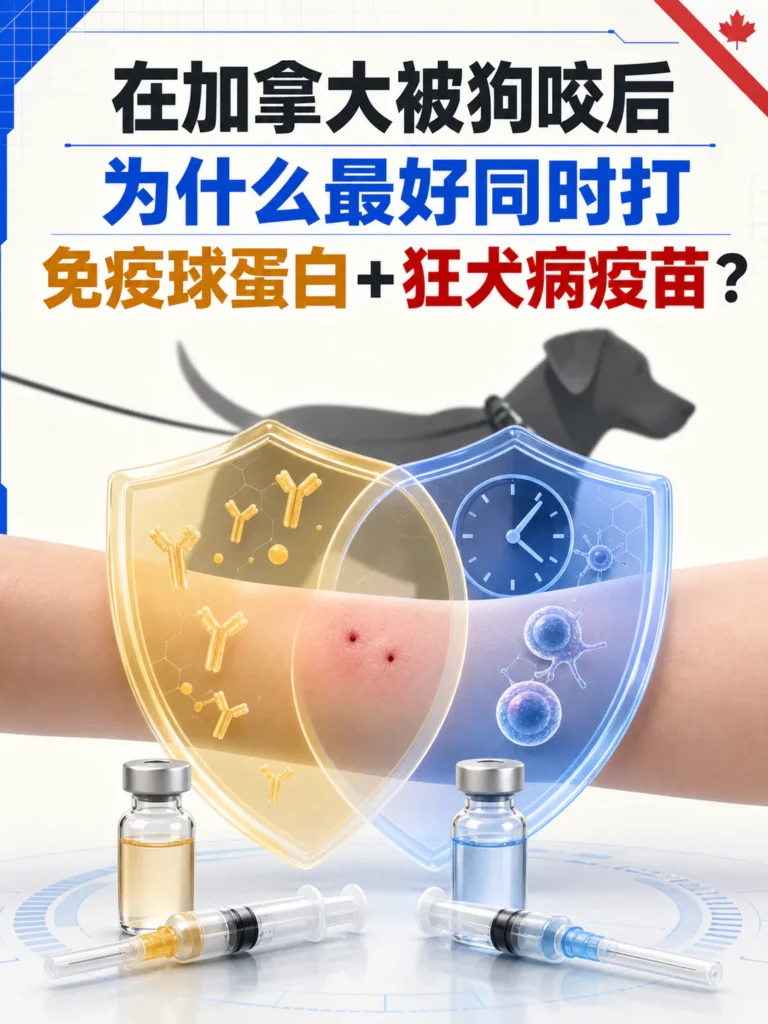 加拿大狗咬伤后狂犬病免疫球蛋白和疫苗 - rabies treatment after dog bite